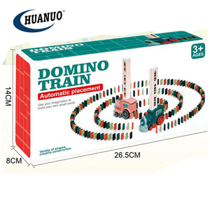 Jouet éducatif en gros, petit train électrique avec son et lumière, jouet Montessori, ensembles de trains dominos - Product Image 6