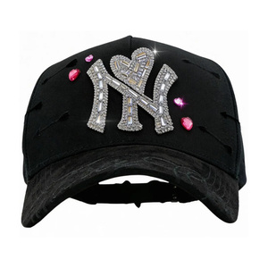 2025 Total Black 31 Gorra El Mago 31 Hats Bordado Thirty One Hats Gorra de Béisbol de Ala Ancha con Pedrería Gorras 31 Hats El <span class=keywords><strong>Magi</strong></span> - Product Image 4