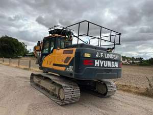 Excavatrice sur chenilles multifonctionnelle d'origine coréenne d'occasion Hyundai HX220HD Moteur Yanmar Haute efficacité Bon roulement de pompe - Product Image 5