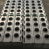 Malla Perforada Galvanizada con Recubrimiento en Polvo, Marston Mat, Tablero de Escape para Camiones, Servicios de Corte y Doblado de Cercas, ISO9001/CE/TUV HBXQ