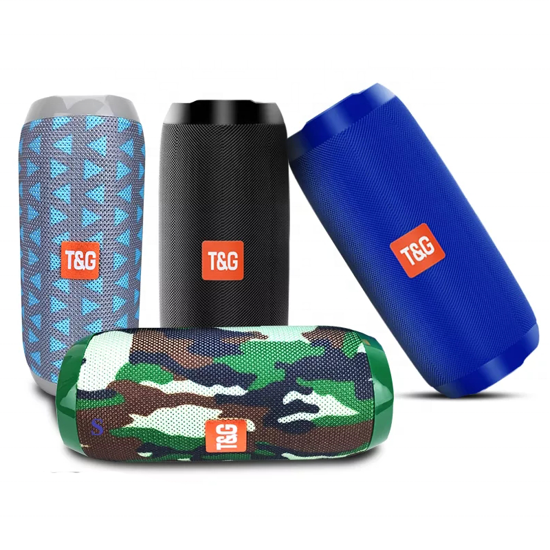 Портативные колонки TG117 из водонепроницаемой ткани для занятий спортом на открытом воздухе, Беспроводная Hi-Fi Колонка TG 117 BT