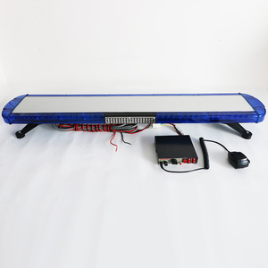Barra de Luces LED Azul de Alta Potencia de 47 Pulgadas, Nueva, para Techo de Wrangler, Rotativa, de Advertencia, 12V, IP67, Impermeable, de Aluminio - Product Image 1