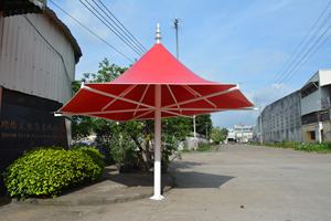 מודרני חיצוני פרגולה חופה של גוון פלדה מסגרת מתיחה מבנה נוף קרום בד גוון לגנים קמפינג - Product Image 3