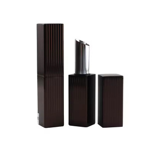 Custom Made Lipstick <b>Tubes</b> Square Magnetic Striped Inverted Core <b>Aluminum</b> Outer Shell 3.5g <b>Cosmetic</b> <b>Packaging</b> - Product Image 2