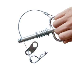 Goupilles de remorquage robustes 1/2 x 3 et clips de fixation avec ressorts pour connexions de remorquage, de crochets et <span class=keywords><strong>d</strong></span>'essieux - Product Image 6