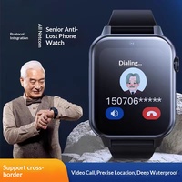 Reloj Inteligente con GPS para Niños y Adultos Mayores, con Localizador, Antipérdida, Correa de Muñeca, Carcasa de Plástico