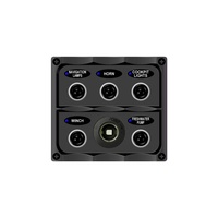 DAMAVO personnalisé 12V USB chargeur voltmètre prise de courant panneau d'interrupteur à bascule marin pour bateau RV semoir Piston bateau bétonnière