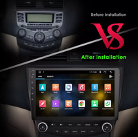 2 + 32G Android13 Radio de coche estéreo de pantalla táctil completa con Carplay para Honda Accord 7 2003 2004 2005 2006 2007