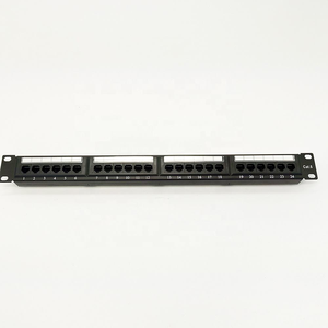 Pannello <span class=keywords><strong>Patch</strong></span> Gigabit a <span class=keywords><strong>24</strong></span> Porte 1U <span class=keywords><strong>Cat6</strong></span> UTP - Montaggio a Rack con Staffa per Centri Dati - Product Image 3