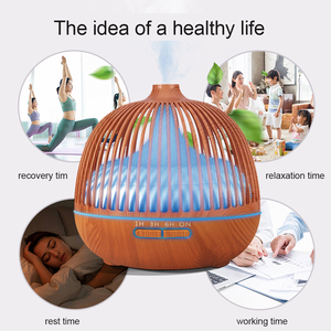 إنتاج جديد أفكار من الخشب الحبوب ناشر بالموجات فوق الصوتية محمول 7-مرطب هواء للاستخدام المنزلي - Product Image 2
