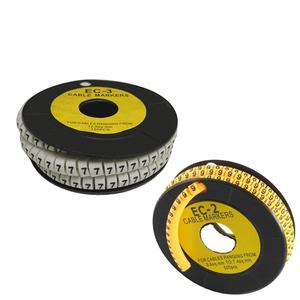 พีวีซี100ชิ้น/ม้วน EC ชุดจำนวนจดหมาย<span class=keywords><strong>สัญลักษณ์</strong></span>0-9/A-Z +,-,<span class=keywords><strong>สาย</strong></span>ลวดเครื่องหมาย - Product Image 4