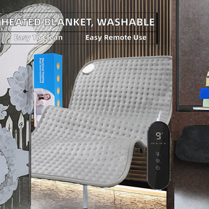 Almohadilla Eléctrica Lavable con Protección Contra Sobrecalentamiento, 30*60cm, 12*24'', Enchufe para Reino Unido, Estados Unidos y Europa, 10 Niveles de Temperatura, 3 Ajustes de Tiempo, la Más Vendida en China - Product Image 2