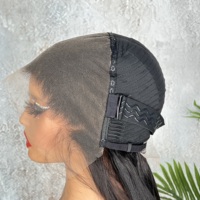 Perruque en cheveux humains vietnamiens bruts de grade 12A, densité 200, vente en gros, haute qualité, ondulée, perruques frontales en dentelle 13x6
