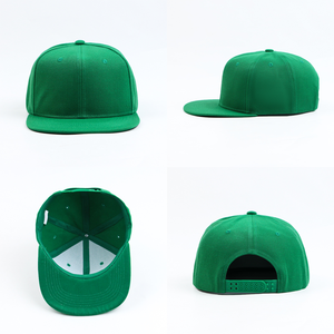 OEM Custom Logo Snapback Cap 6-Panel <b>Flat</b> Brim Cotton Embroidery Unisex Street Style Adult <b>Hat</b> - Product Image 2