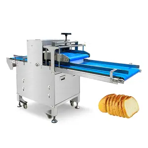 Automatic Commercial Slicer Burger Bread Slicer Bakery Machinery Toast Bread Slicing Equipment Bread Cutting Machine