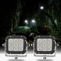 Lámpara de Trabajo LED Certificada de 90W 7200LM IP69K - Informe de Prueba de Impacto y Salinidad Disponible para Maquinaria Pesada