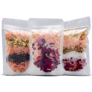 เกลือหิมาลายันสีชมพูพร้อมเกลือทะเลสมุนไพร Epsom เกลืออาบน้ำกลิ่นกุหลาบลาเวนเดอร์แร่ธาตุผ่อนคลายร่างกาย - Product Image 2