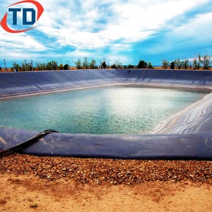 Geomembranas de HDPE Azules Anti-UV para Estanques, Revestimiento para Piscinas y Granjas de Peces, Revestimiento para Estanques de 0.5mm, 0.75mm y 1mm de Espesor, Geomembrana Negra para Presas - Product Image 3