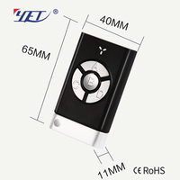 Ouvre-porte de garage sans fil RF 12V en métal étanche avec 4 boutons et indicateur LED pour appareils électroménagers -2194