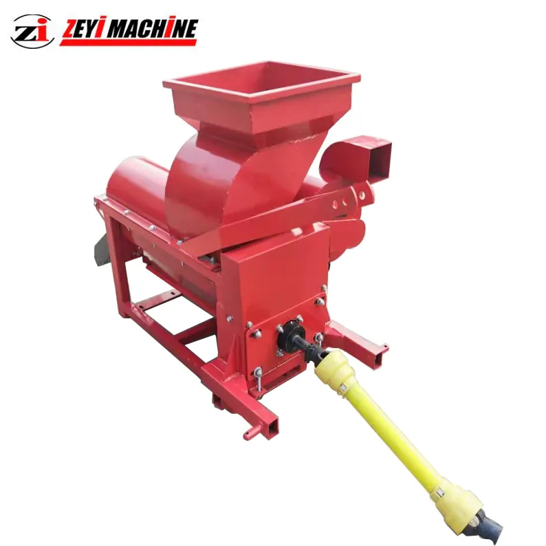 Hot sale 2020 fine corn thresher high quality easy to operate high efficiency PTO corn husker