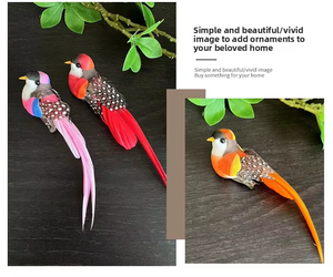 Pájaros Artificiales de Espuma, Animales de Espuma para Manualidades, Adorno Bonito para el Hogar y el Jardín, Modelos de Pájaros de Simulación, Decoración - Product Image 6