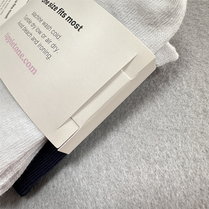 Étiquette personnalisée en carton imprimé avec logo pour emballage de <span class=keywords><strong>chaussettes</strong></span>, manchon personnalisé pour <span class=keywords><strong>chaussettes</strong></span> - Product Image 3