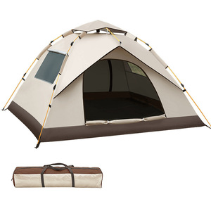 Tenda da Campeggio Familiare a Doppio Strato, Impermeabile, Facile da Montare, per Escursioni e Picnic - Product Image 3