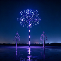 Feuerwerksbaum-Licht LED Outdoor Wasserdichte Landschaftsdekorationslampe für Park Garten Feiertage Events Gewerbe