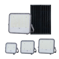 KCD Corps en aluminium Lampe de projecteur solaire Offre Spéciale 100w 200w 300w 800w 2000w Détecteur de mouvement Projecteurs solaires d'extérieur