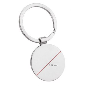 Portachiavi Personalizzato con Logo a Forma di Pallone da Basket, Modello in PVC e Metallo - Product Image 3