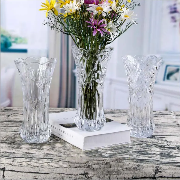 Nieuwe Home Decor Custom Crystal Glazen Vazen In Bulk Verkoop
