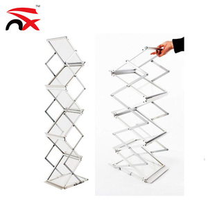 Bán Buôn A4 Kích Thước Khung Nhôm Brochure Hiển Thị Đứng Gấp Catalogue Chủ Brochure Đứng - Product Image 3