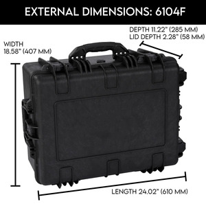 Muestra Gratuita, Maletín de Aluminio Portátil Personalizado con Cierre, para Instrumentos, Compatible con OEM y ODM, Resistente, Ligero, con Clasificación IP68 - Product Image 5