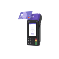 Terminal de paiement 4G avec lecteur de carte intelligente sans contact NFC pour paiement mobile et en comptant