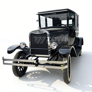 Vehículo Eléctrico Turístico de Alta Gama Estilo Vintage para Parques Temáticos y Recorridos Panorámicos - Product Image 1