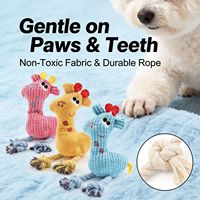 Jouets pour chats les plus vendus, jouets en peluche résistants aux morsures, jouets à mâcher en forme de cerf Sika tricotés pour chatons et chiots