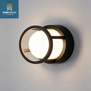 Lampe murale extérieure étanche IP65, décoration moderne, applique murale pour porche, couloir, applique murale extérieure en plastique - Product Image 3