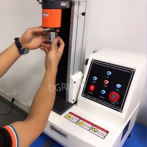 낚싯줄 원사 시험기를 위한 1-5KN 용량의 범용 소재 고정밀 서보 모터 인장력 시험기 - Product Image 4