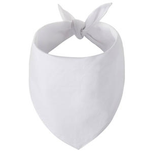 Pañuelo Triangular de Algodón Sólido Premium Ecológico, Color Personalizado S/M/L, Diseño Personalizado, Regalo de Cumpleaños/Fiesta - Product Image 1