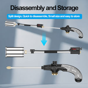 GF-8016 zhentanzhe mạnh mẽ hai phần vườn BBQ sân Propane làm cỏ Burner đánh lửa butan Torch nhẹ hơn dài - Product Image 4