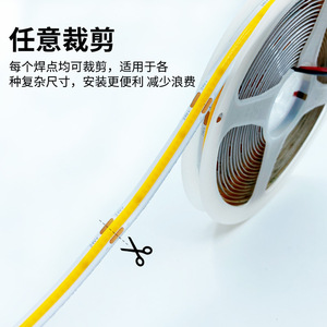 Cob Led Strip 5v 12v 24v Ws2812B Remote Control Flexible Self Adhesive Indoor Outdoor <b>Lighting</b> Shenzhen Made - Product Image 4