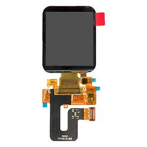 Modul tampilan AMOLED OLED IPS penuh 1.78 inci, layar sentuh kapasitif Oncell 368*448 piksel tampilan jam tangan pintar QSPI