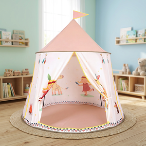 Tienda de Campaña Infantil de Tela Oxford, Fácil de Instalar, Tienda de Campaña de Poliéster Resistente para el Hogar, Tienda de Campaña de Juego para Niños - Product Image 3