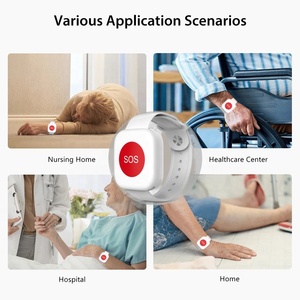 Trang chủ chăm sóc không dây cổ tay máy nhắn tin người già khẩn cấp hoảng loạn dây đeo cổ tay SOS nút cho trung tâm chăm sóc tại nhà điều dưỡng - Product Image 5
