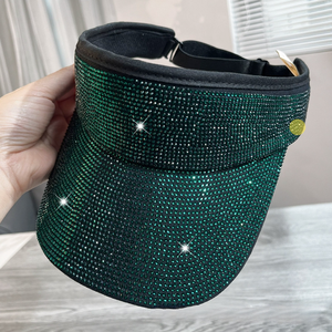 Casquette Pare-Soleil Luxe 2026 Ornée de Strass pour <span class=keywords><strong>Femme</strong></span>, Protection UV, Chapeau de Plage, Sports d'Été en Plein Air - Product Image 6