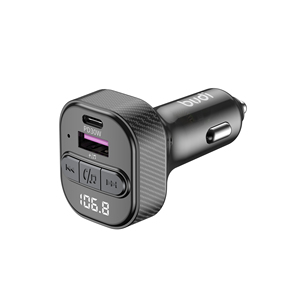 Cargador de Coche FM de 2 Puertos, Cargador de Coche Pd36w Cinco en Uno Multifuncional, Carga Súper Rápida, Pantalla Digital Multi Puerto - Product Image 1