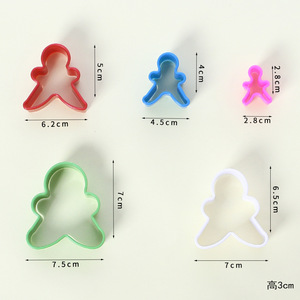Đa kích thước nhựa Biscuit khuôn tròn hình trái tim fondant <span class=keywords><strong>Cookie</strong></span> Máy cắt - Product Image 5