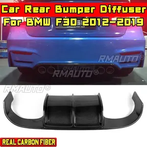 Kit de Carrocería para BMW F30 2012-2019, Difusor de Parachoques Trasero para BMW F30, Fibra de Carbono Real, Estilo AN, Protector de Parachoques, Accesorios para Automóviles - Product Image 3