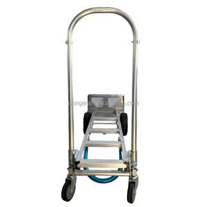 Plate-forme de chariot à double usage à quatre <span class=keywords><strong>roues</strong></span> robuste d'approvisionnement d'usine chariot à main pliable multifonctionnel/<span class=keywords><strong>brouette</strong></span> de chariot pour voiture lourde - Product Image 4