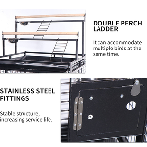 Fabricant grand transport empilable éleveur personnalisé grande volière en métal élevage de volailles perroquet pigeon <span class=keywords><strong>cage</strong></span> à oiseaux de compagnie à vendre - Product Image 3